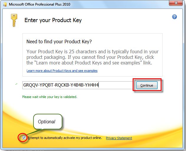 Microsoft products key generator